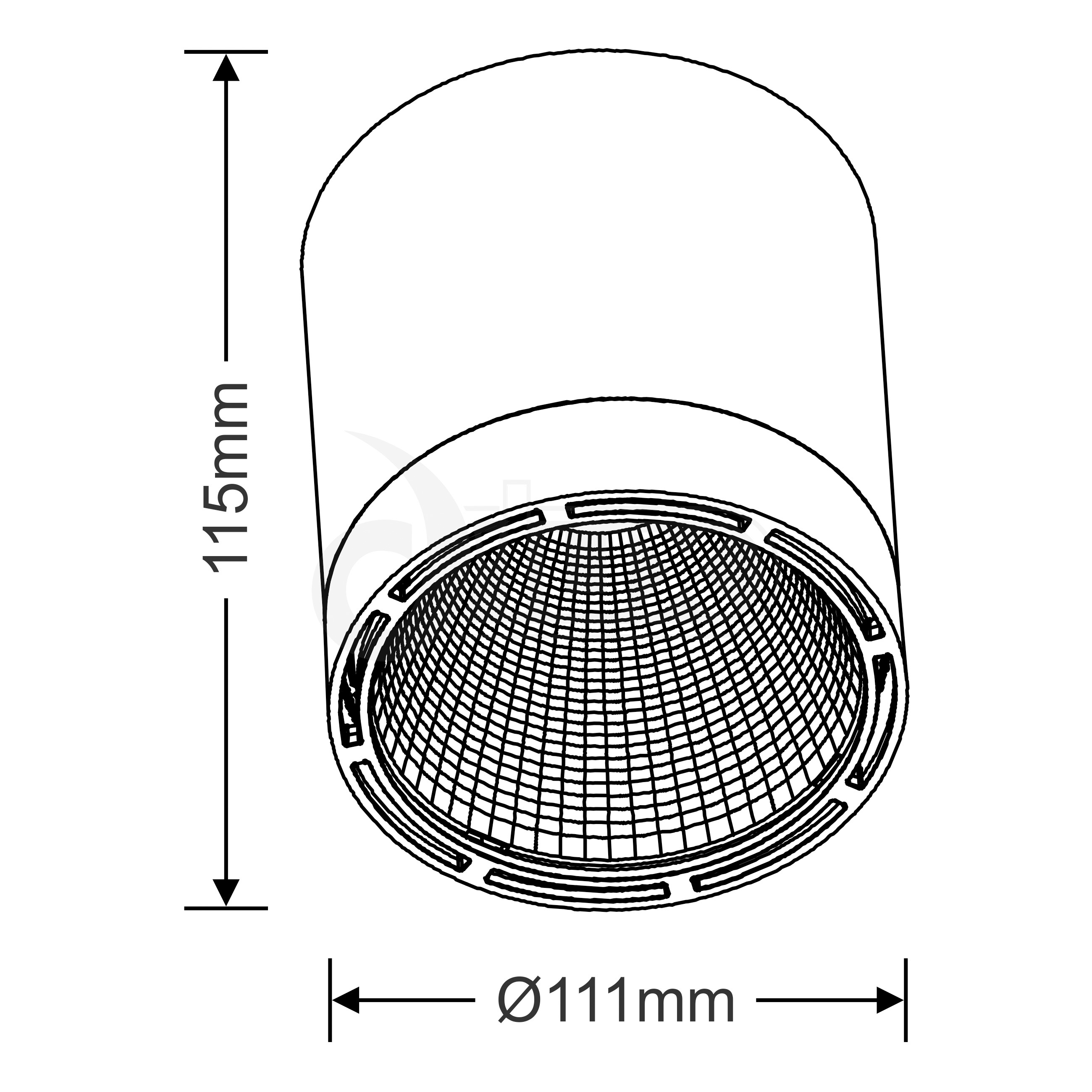 Bardian 40 Recessed Ceiling Luminaires Dlux Round Recess Ceiling
